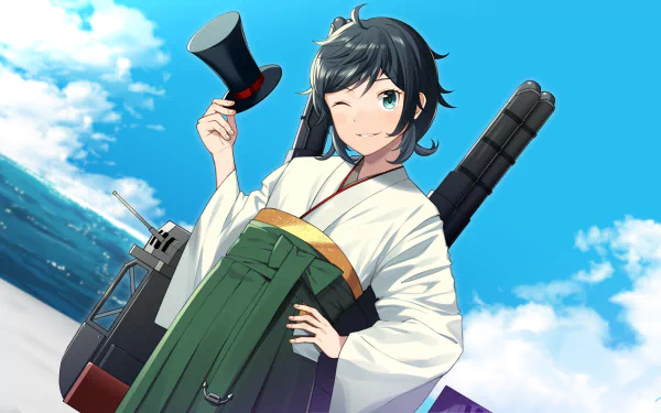 Matsukaze (Kancolle) Anime Kantai Collection HD Desktop Wallpaper | Background Image