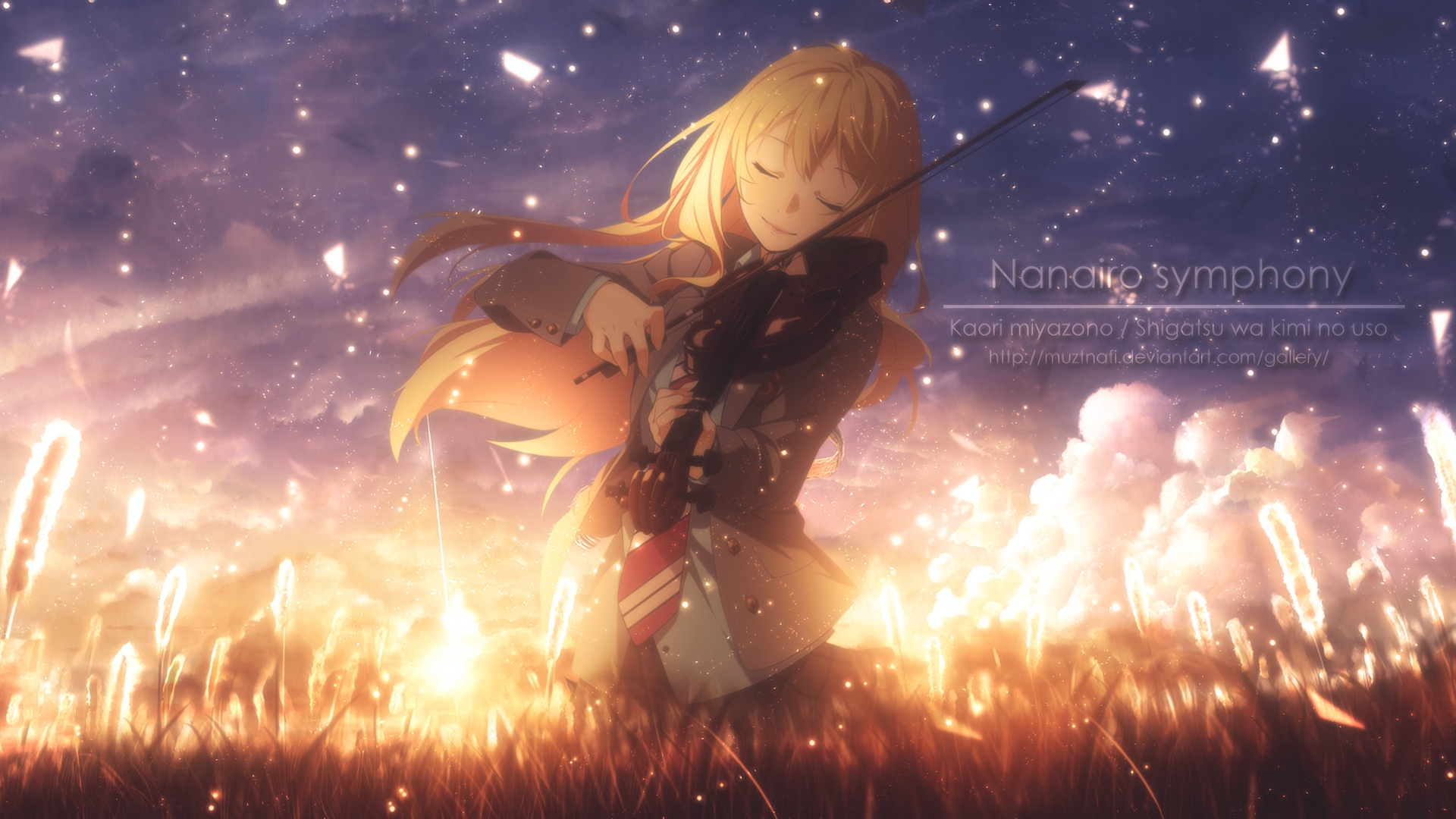 Your Lie in April, anime, shigatsu wa kimi no uso, HD phone