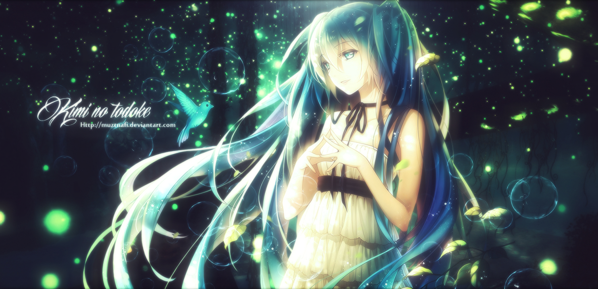 Download Hatsune Miku Anime Vocaloid HD Wallpaper by muztnafi