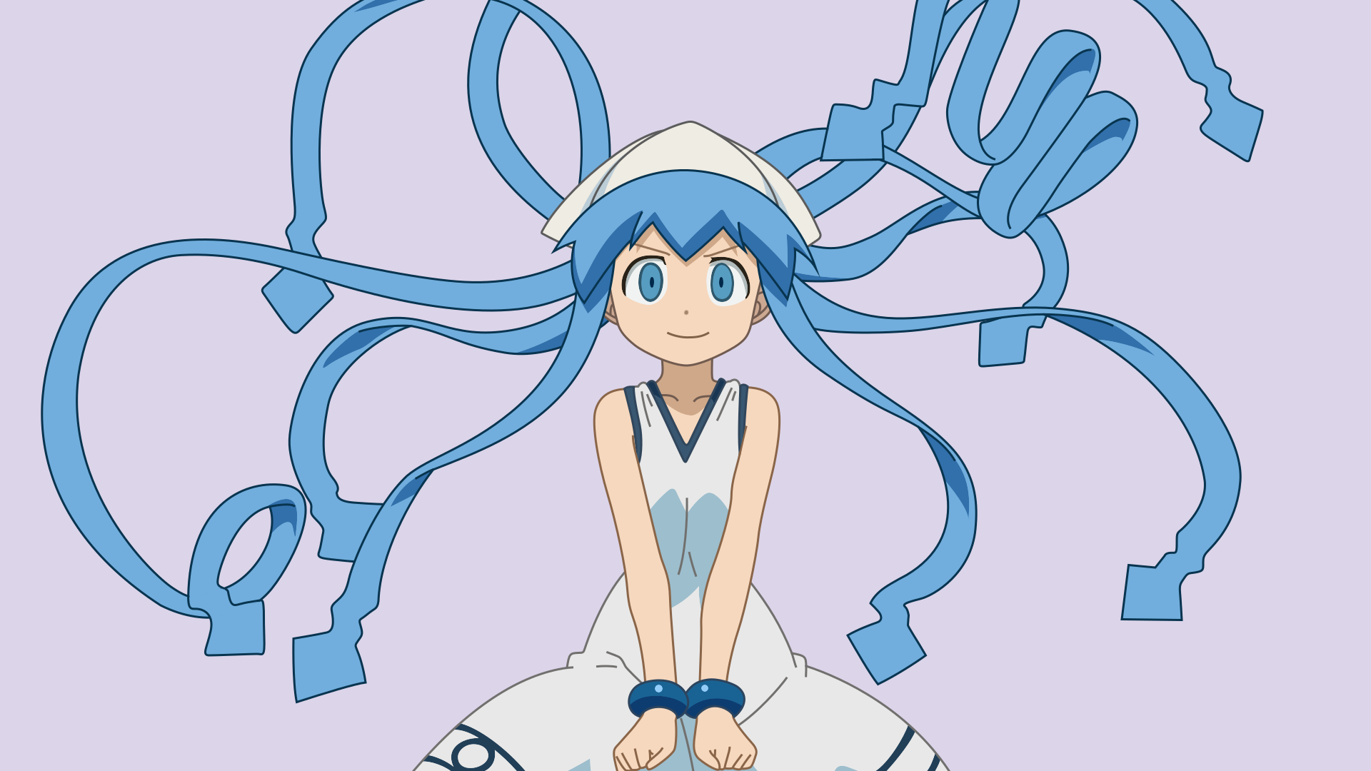 Download Ika Musume Anime Squid Girl HD Wallpaper by dluu13