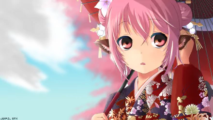 Anime Touhou HD Desktop Wallpaper | Background Image