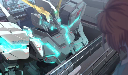 Anime Mobile Suit Gundam Unicorn HD Desktop Wallpaper | Background Image