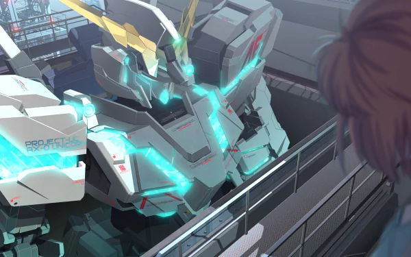 Anime Mobile Suit Gundam Unicorn HD Desktop Wallpaper | Background Image