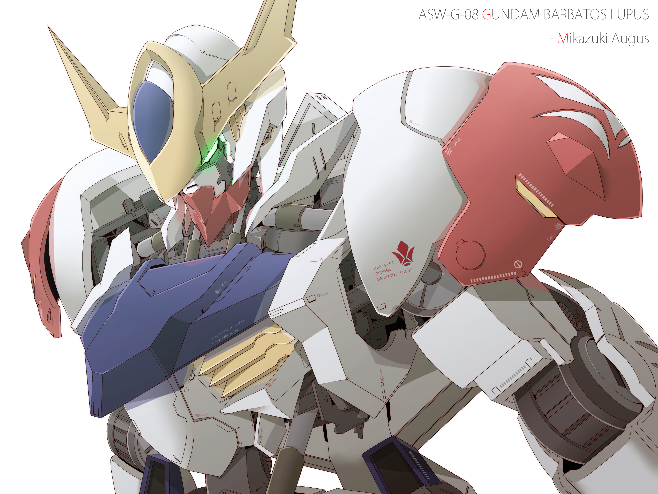 ASW-G-08 Gundam Barbatos Lupus HD Wallpaper | Background Image | 2800x2100