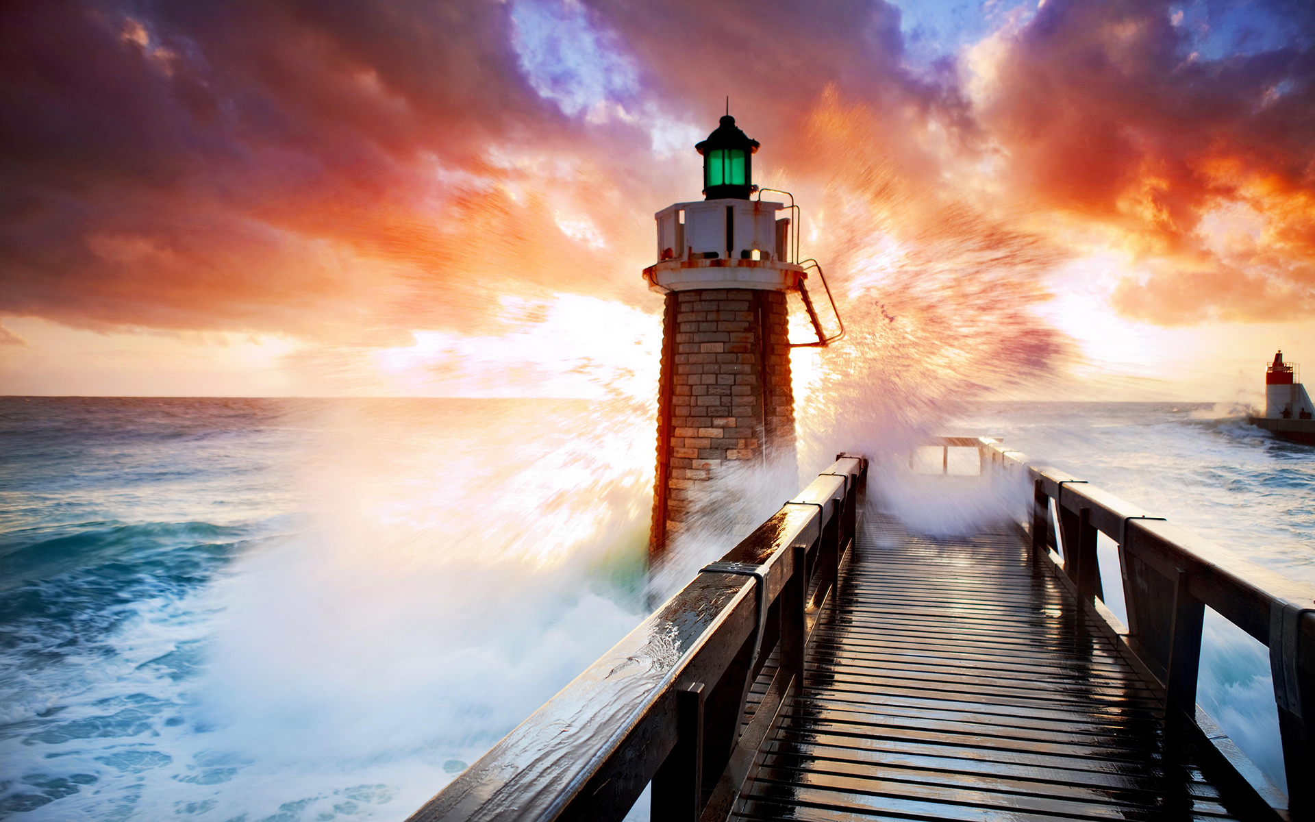 Sunset Lighthouse 4k Wallpapers Hd Wallpapers Id 2888