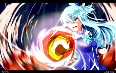 Aqua (KonoSuba) Anime KonoSuba - God’s blessing on this wonderful world!! HD Desktop Wallpaper | Background Image