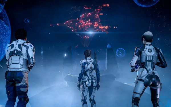 Sara Ryder Liam Kosta Cora Harper video game Mass Effect: Andromeda HD Desktop Wallpaper | Background Image