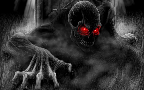 Sombre Crâne Terrifiant Fond d'écran HD | Image