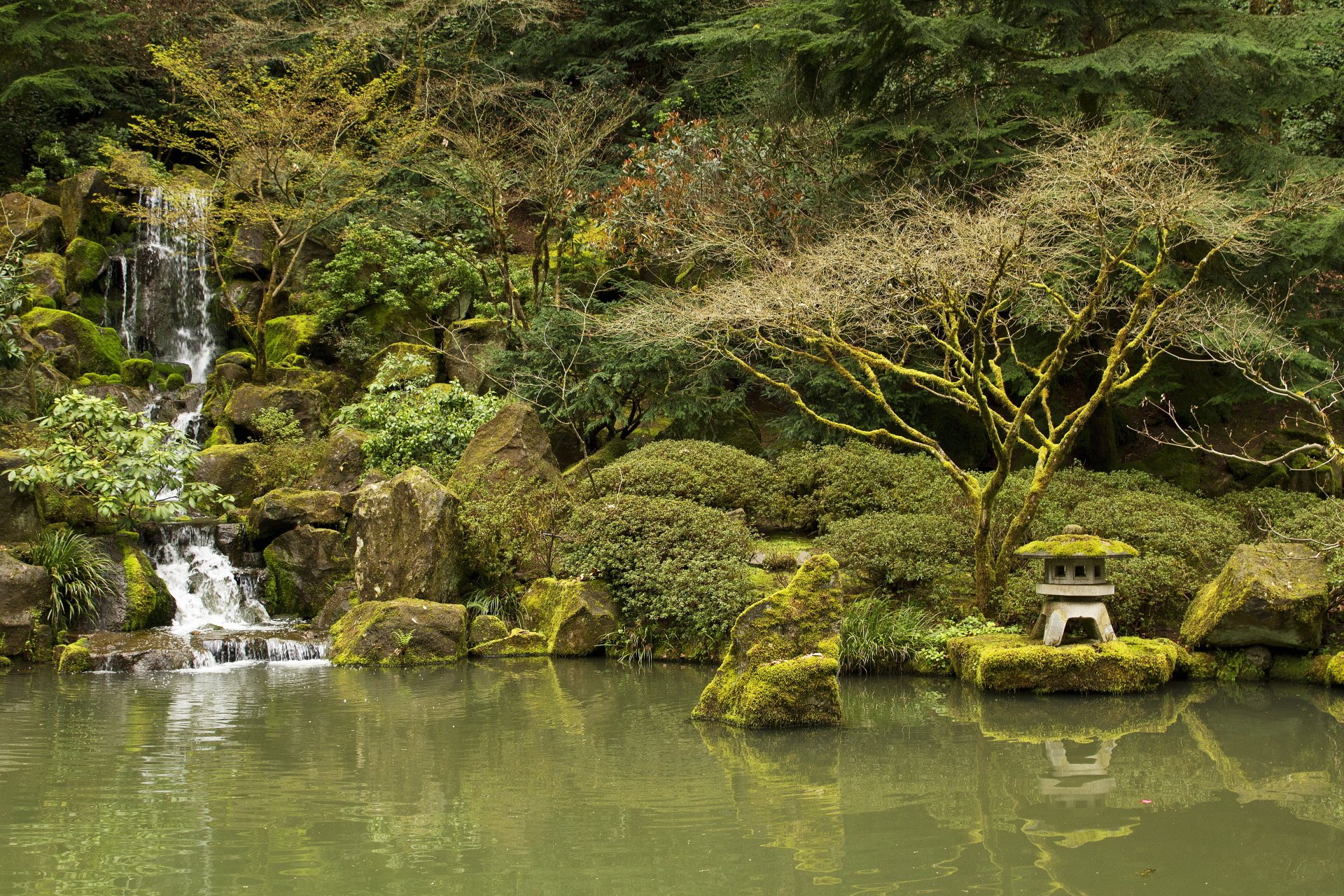 Download Waterfall Pond Nature Garden Man Made Japanese Garden 4k Ultra ...