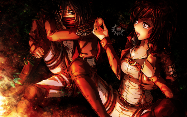 Anime Attack On Titan Shingeki No Kyojin Mikasa Ackerman Sasha Blouse HD Wallpaper | Background Image