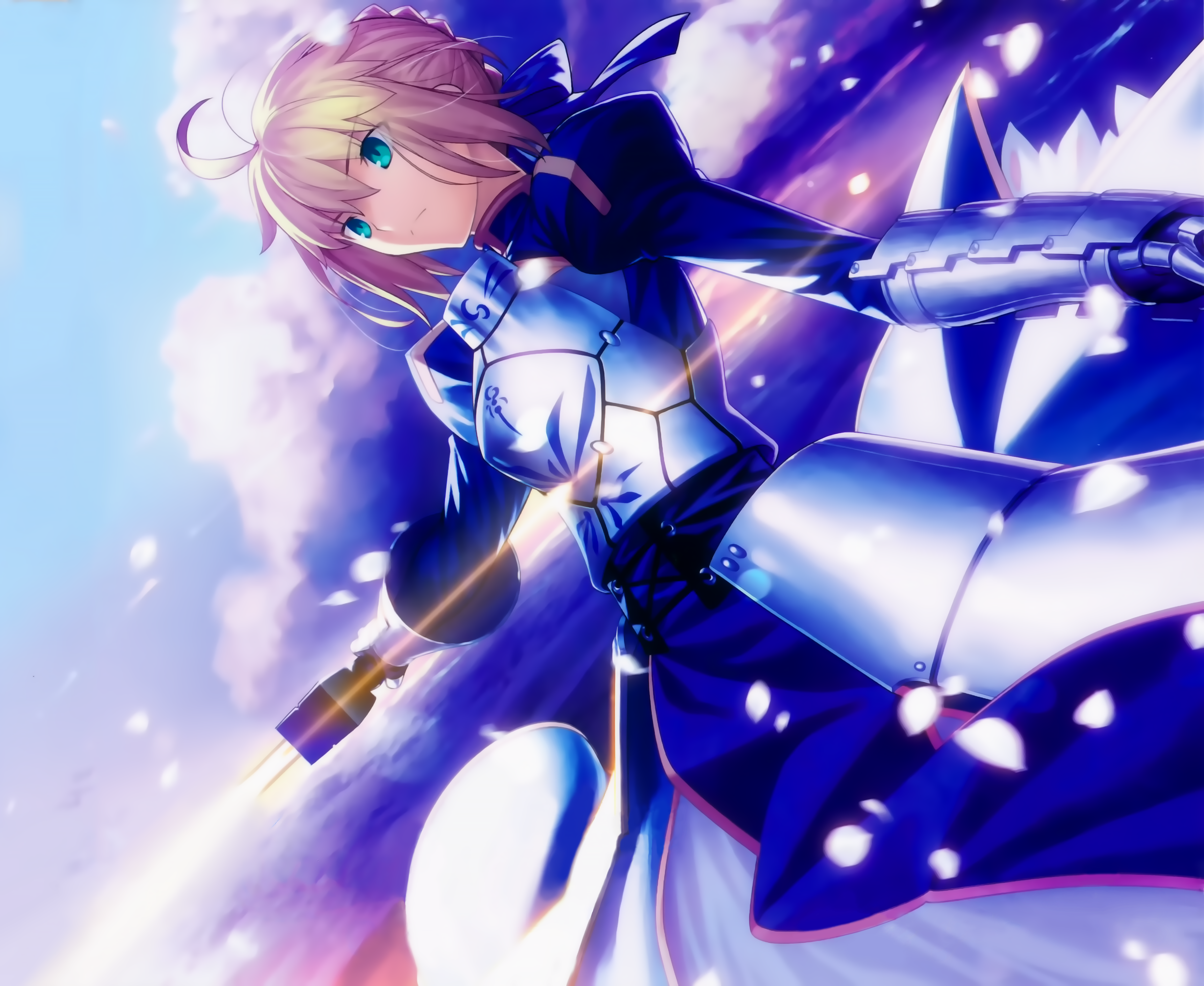 Download Saber (Fate Series) Anime Fate/Stay Night HD Wallpaper
