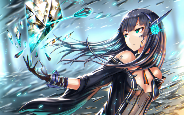 Anime Original Technology Diamond HD Wallpaper | Background Image