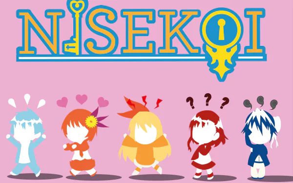 Seishirou Tsugumi Marika Tachibana Raku Ichijō Chitoge Kirisaki Kosaki Onodera Anime Nisekoi HD Desktop Wallpaper | Background Image