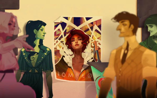 Sci Fi poster video game Transistor HD Desktop Wallpaper | Background Image