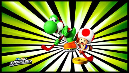 video game Mario Sports Mix HD Desktop Wallpaper | Background Image
