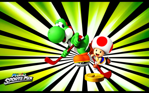 video game Mario Sports Mix HD Desktop Wallpaper | Background Image