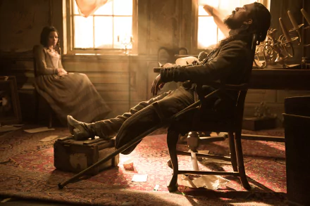 John Silver (Black Sails) Luke Arnold Max (Black Sails) Jessica Parker Kennedy TV Show Black Sails HD Desktop Wallpaper | Background Image