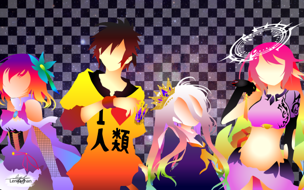 Anime No Game No Life Sora Shiro Jibril Stephanie Dola HD Wallpaper | Background Image