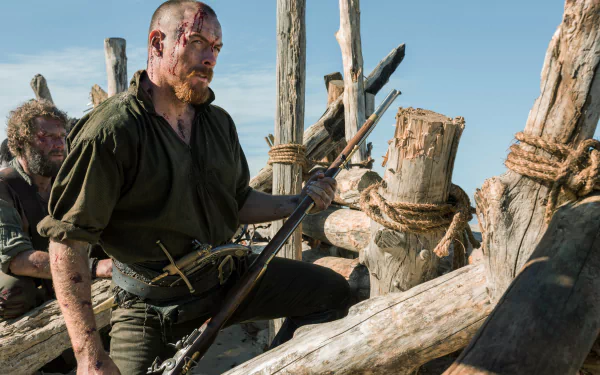 Captain Flint (Black Sails) Toby Stephens TV Show Black Sails HD Desktop Wallpaper | Background Image
