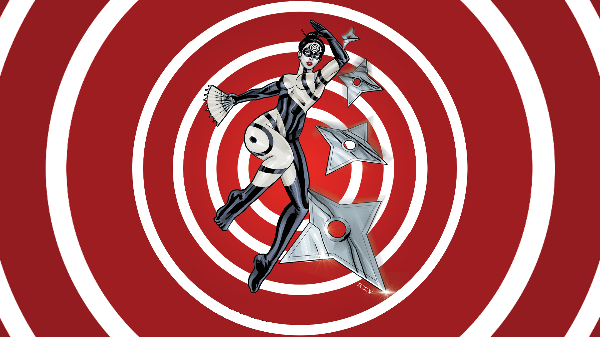 Comics Lady bullseye HD Wallpaper | Background Image