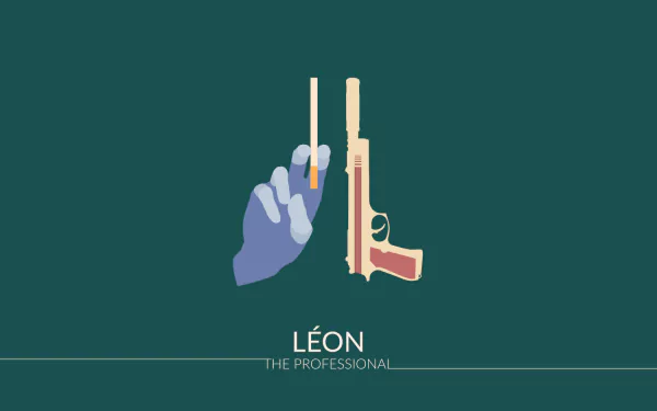 minimalist movie Leon: The Professional HD Desktop Wallpaper | Background Image