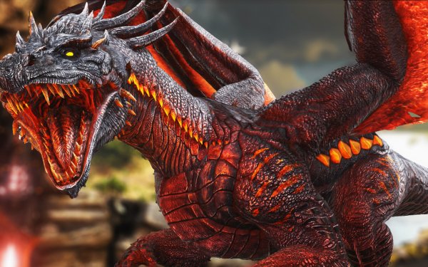 Video Game ARK: Survival Evolved Dragon HD Wallpaper | Background Image