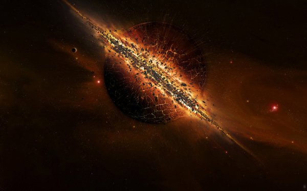 Sci Fi Explosion Space Planet HD Wallpaper | Background Image