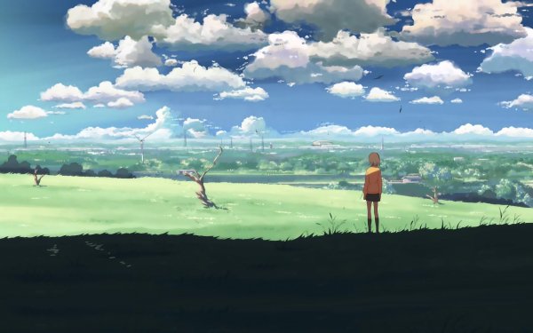 Anime 5 Centimeters Per Second Landscape Sky Cloud HD Wallpaper | Background Image