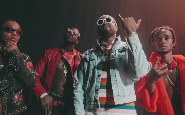 Rae Sremmurd members pose confidently for an HD desktop wallpaper and background.