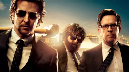 Zach Galifianakis Ed Helms Bradley Cooper movie The Hangover Part III HD Desktop Wallpaper | Background Image