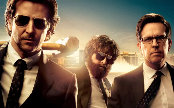 Zach Galifianakis Ed Helms Bradley Cooper movie The Hangover Part III HD Desktop Wallpaper | Background Image