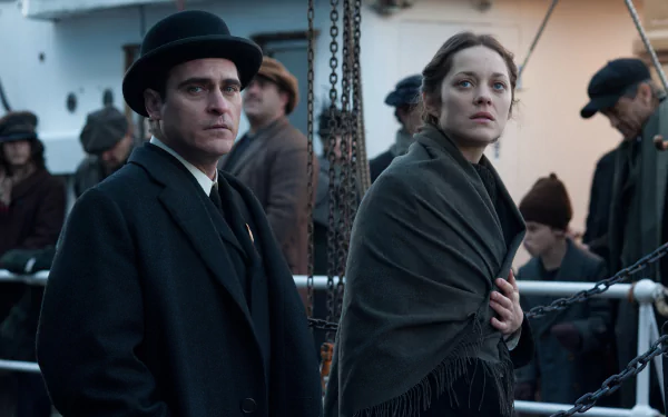 Joaquin Phoenix Marion Cotillard movie The Immigrant (2013) HD Desktop Wallpaper | Background Image