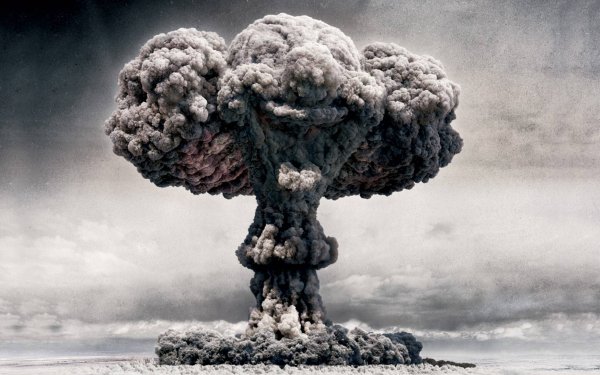 Military Explosion Nuclear Bomb Mushroom Cloud Clown HD Wallpaper | Background Image