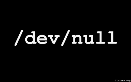 Minimalist black HD desktop wallpaper featuring white /dev/null text, representing Unix/Linux kernel and technology themes.