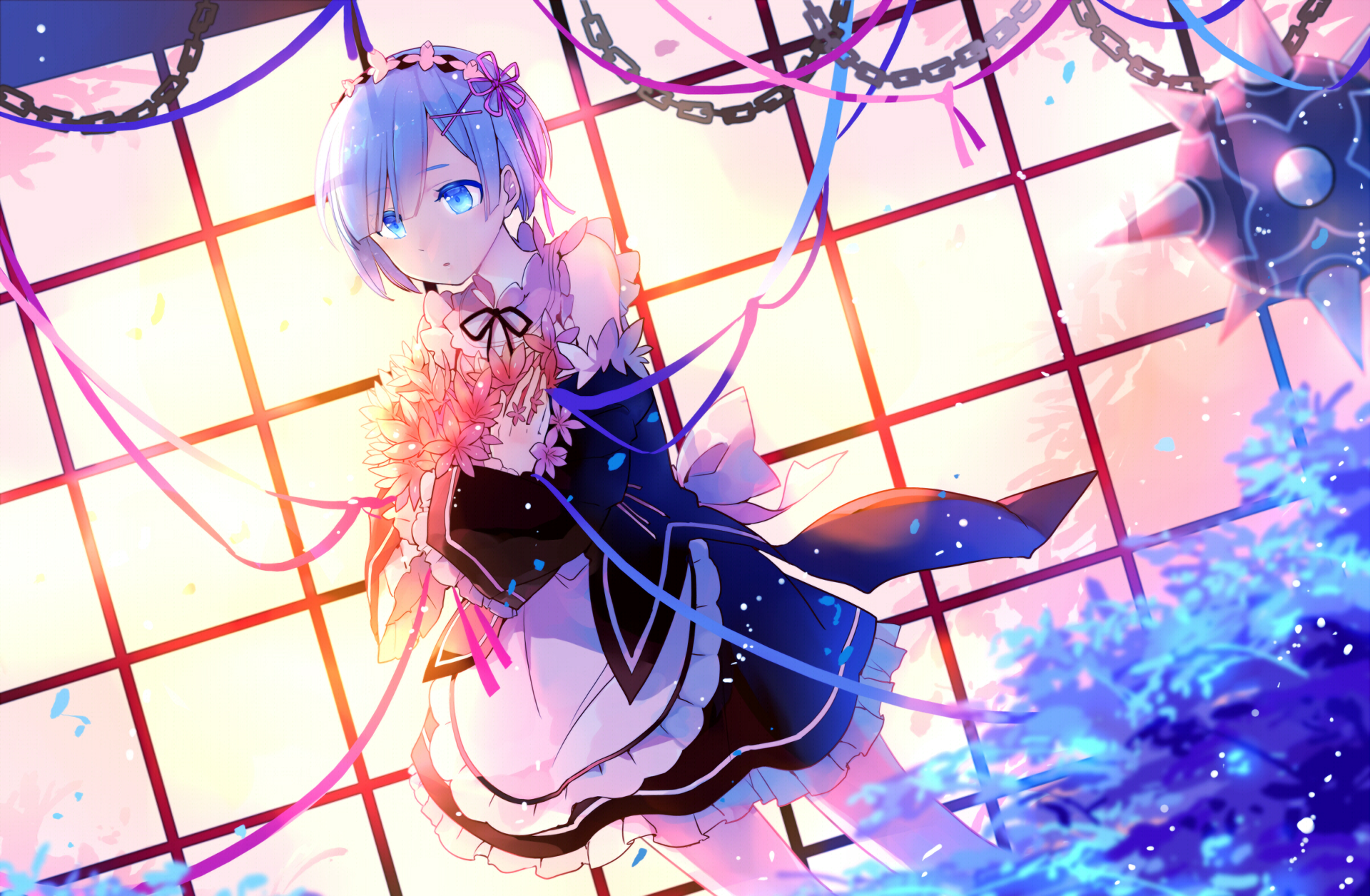 Rem from Re:Zero HD Wallpaper | 1920x1256 | Wallpaper Abyss