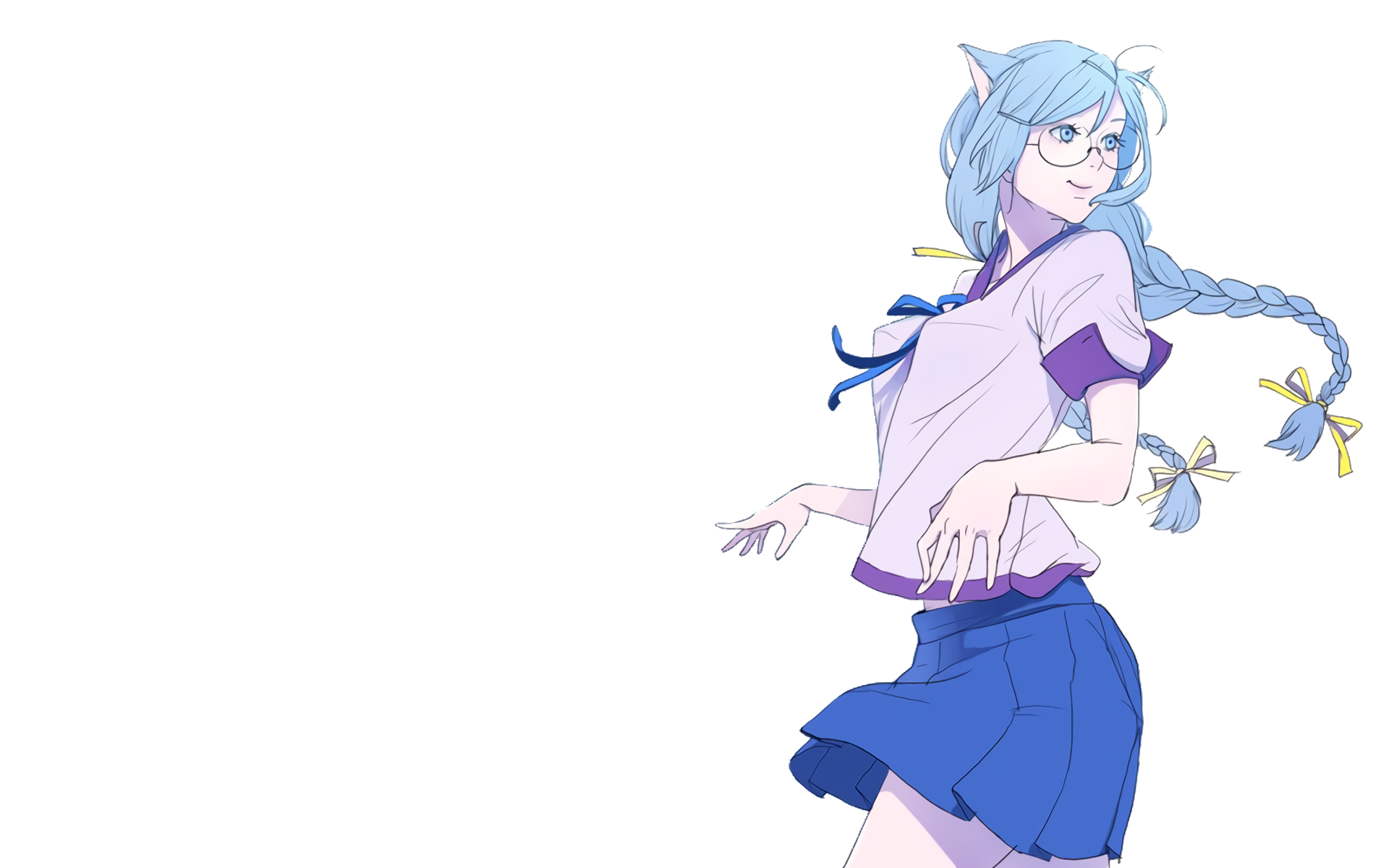 Download Black Hanekawa Tsubasa Hanekawa Anime Monogatari (Series) HD Wallpaper