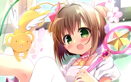 Cerberus (Cardcaptor Sakura) Sakura Kinomoto Anime Cardcaptor Sakura HD Desktop Wallpaper | Background Image