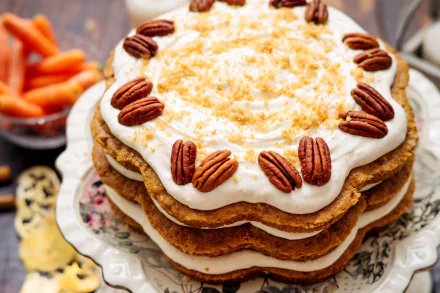 cream pastry food cake HD Desktop Wallpaper | Background Image