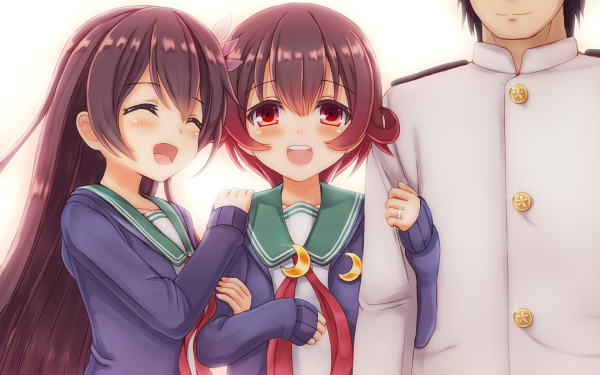 Anime Kantai Collection Mutsuki Admiral Kisaragi HD Wallpaper | Background Image