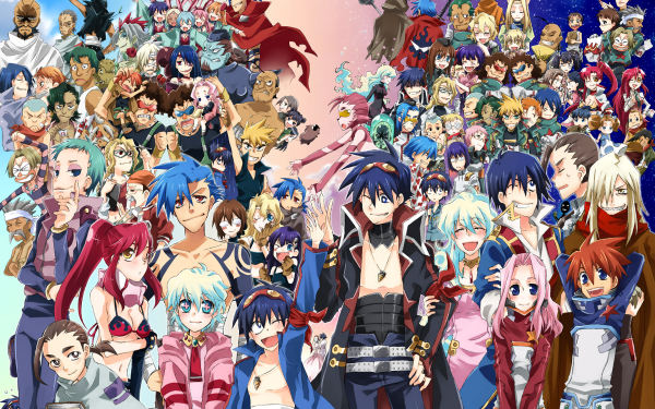 Anime Tengen Toppa Gurren Lagann Crossover HD Wallpaper | Background Image