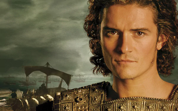 Orlando Bloom movie Troy HD Desktop Wallpaper | Background Image