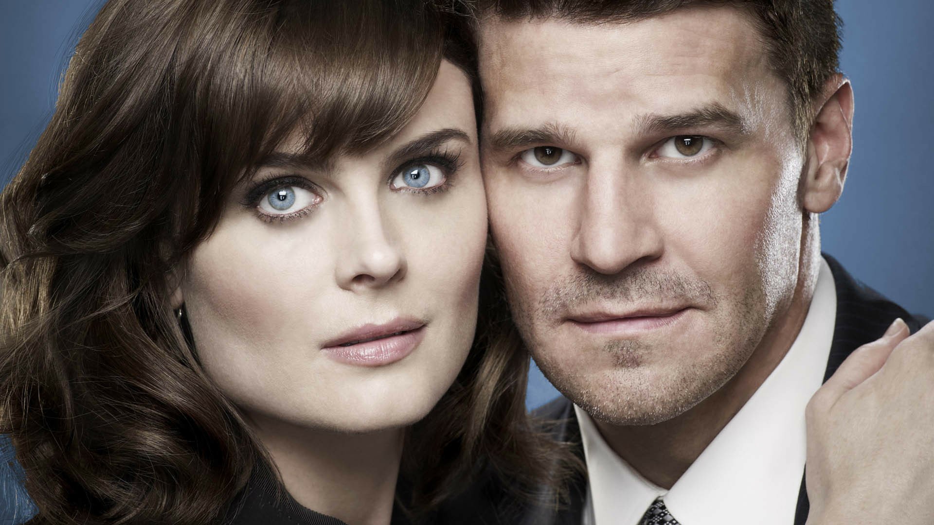 Download Temperance Brennan Seeley Booth Emily Deschanel David Boreanaz TV Show Bones (TV Show) HD Wallpaper