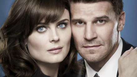 Temperance Brennan Seeley Booth Emily Deschanel David Boreanaz TV Show Bones (TV Show) HD Desktop Wallpaper | Background Image