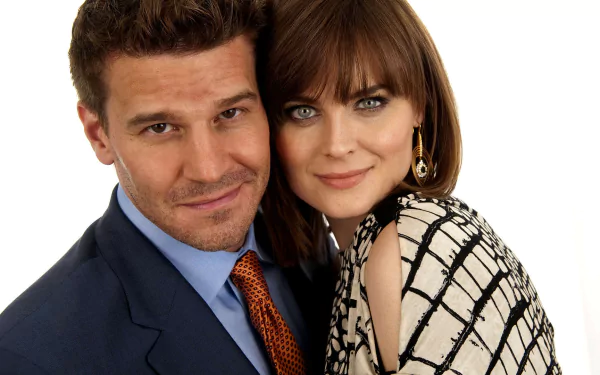 Temperance Brennan Seeley Booth Emily Deschanel David Boreanaz TV Show bones HD Desktop Wallpaper | Background Image