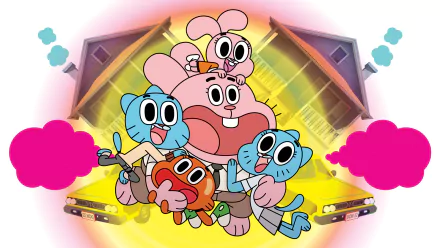 Darwin Watterson Richard Watterson Anais Watterson Nicole Watterson Gumball Watterson TV Show The Amazing World of Gumball HD Desktop Wallpaper | Background Image