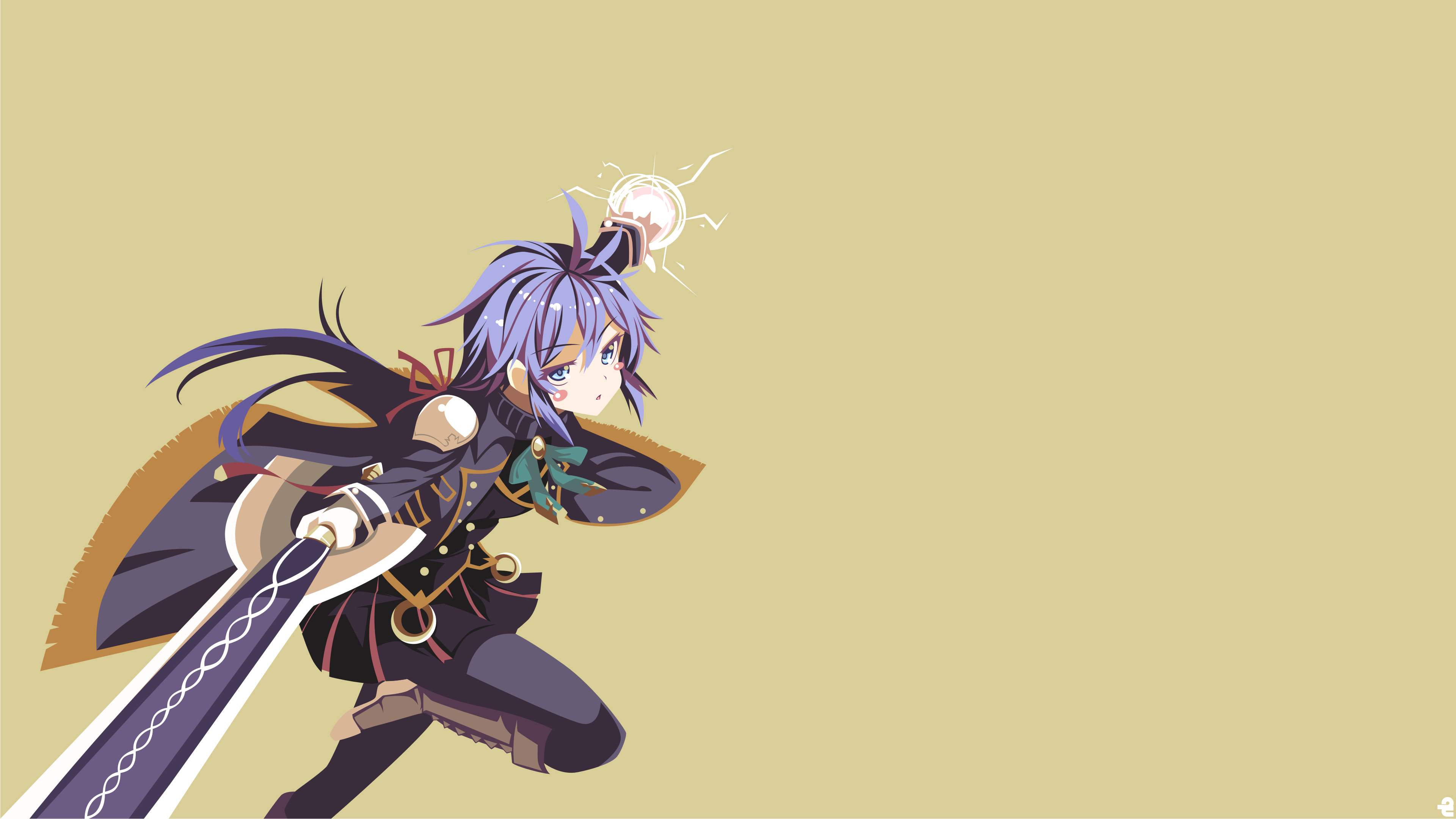 Wallpaper dance, anime, art, characters, Rokudenashi Majutsu