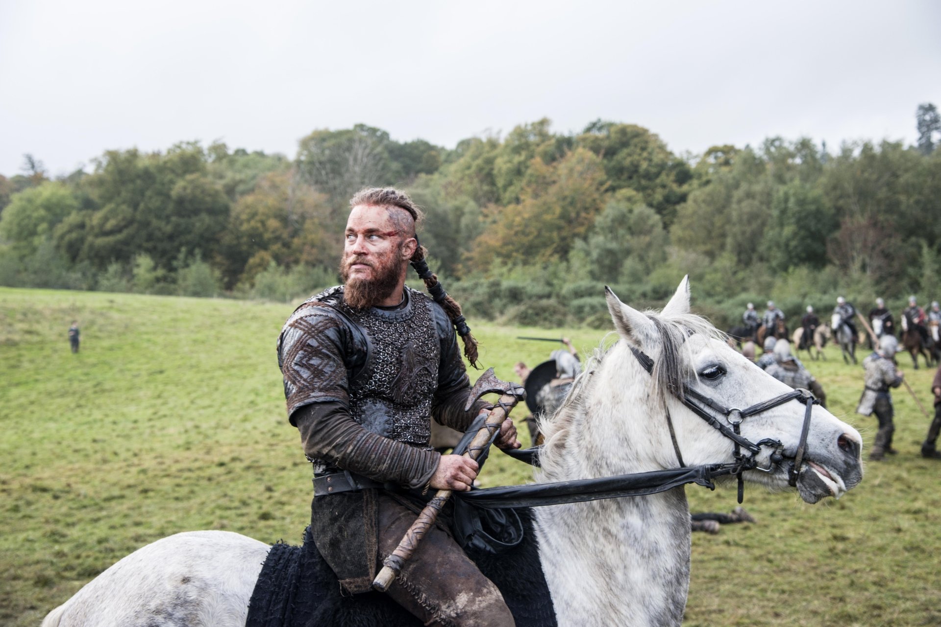 Download TV Show Vikings (2013) Ragnar Lothbrok 4k Ultra HD Wallpaper