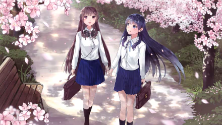 Shin Amadate Mahiru Amadate Anime Astrogirls HD Desktop Wallpaper | Background Image