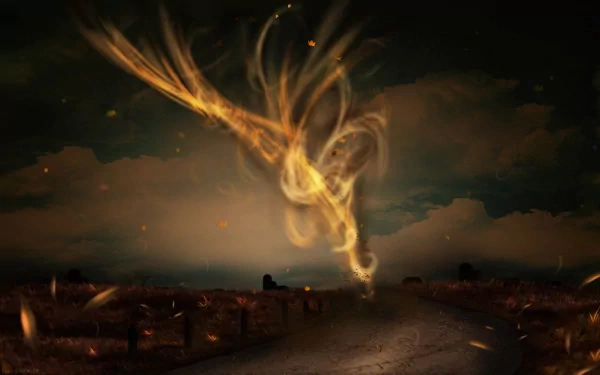 painting tornado artistic nature HD Desktop Wallpaper | Background Image