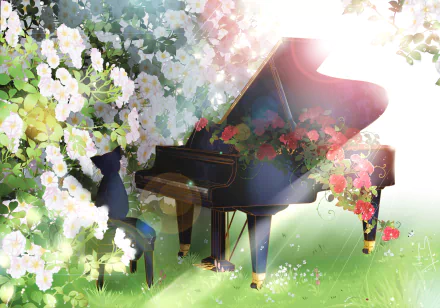 Anime Your Lie in April HD Desktop Wallpaper | Background Image